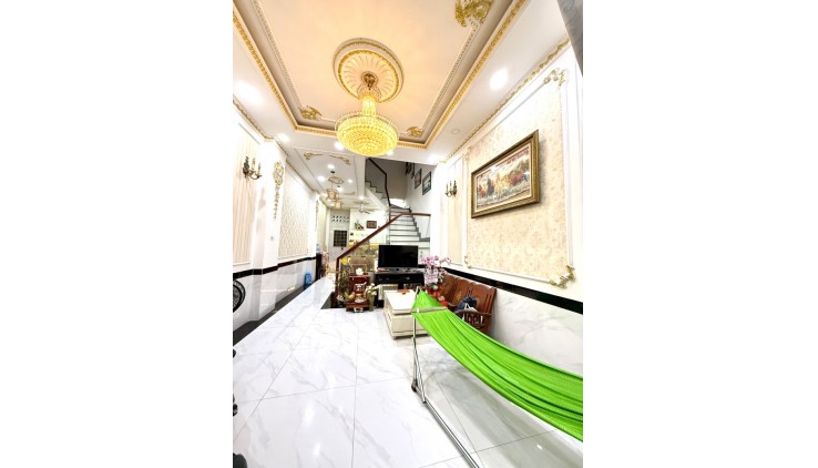 Bán Nhà Mới 4 Tầng Hẻm Xe Hơi 51m2_4.1*13 Gần Phạm Văn Đồng Linh Đông Thủ Đức Chỉ 6.5 tỷ Hiếm Có.